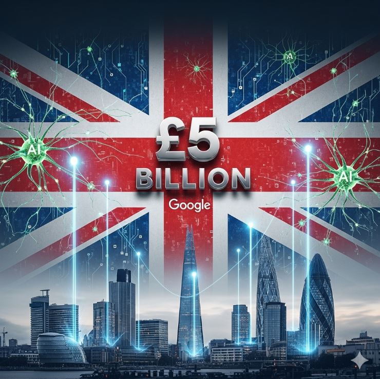 Google Unveils £5 Billion AI Investment in UK